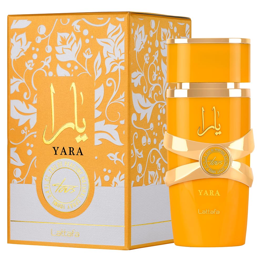 Yara Tous Eau De Parfum For Women 100Ml 3.4Oz - Original Fragrance from Dubai - Fruity with Notes of Mango and Grapefruit